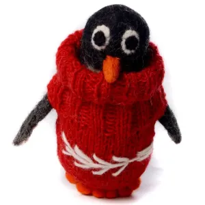 Amica Felt MoMo the Toy Penguin in Jumper