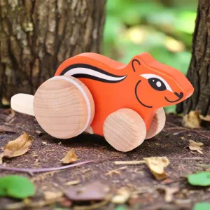 Bajo Zenek the Chipmunk- Funny Wooden Push Toy