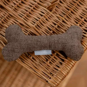 Bone Dog Toy In Inchmurrin Umber by Lords & Labradors