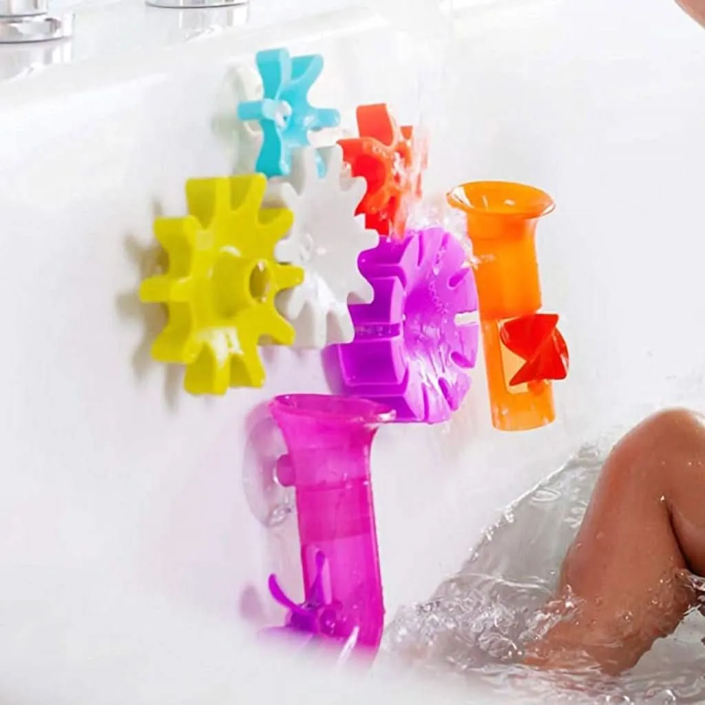 Boon Building Bath Toy Bundle with Pipes, Cogs and Tubes, Pack of 13