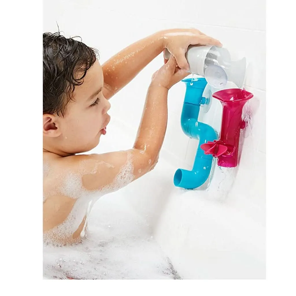 Boon Tubes Builder Bath Toys Set, Pack of 3