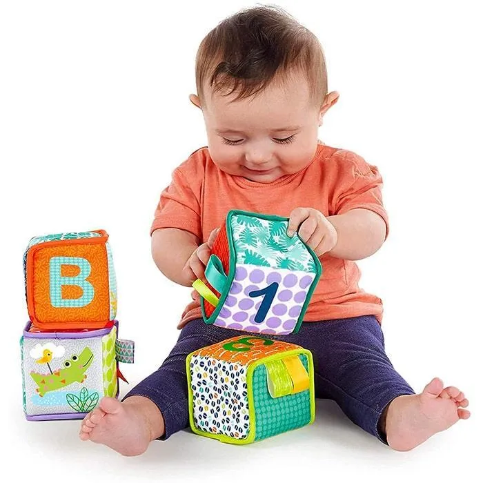 Bright Starts Soft Blocks Grab & Stack Set