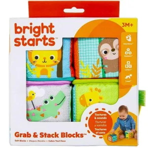 Bright Starts Soft Blocks Grab & Stack Set