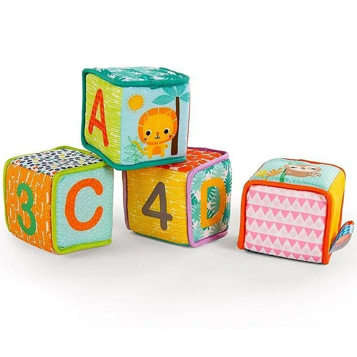 Bright Starts Soft Blocks Grab & Stack Set