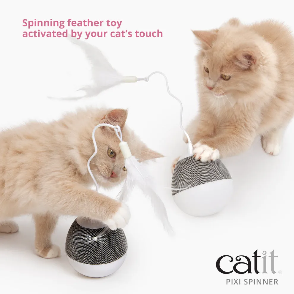 Catit PIXI Treat Dispenser – White & Grey