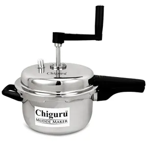 Certainly! Heres an optimized title for the product:

Chiguru Premium 1.5L Triply Stainless Steel Mudde Maker for Efficient Cooking