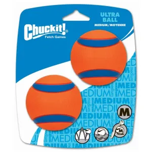 Chuckit Ultra Ball Medium Dog Toy 2 Pack