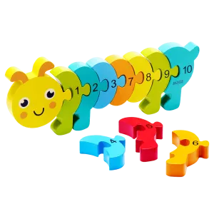 Counting Caterpillar - Number Puzzle