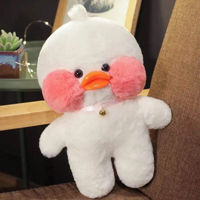 Duck Plush Clothes Plushie Soft Figures Plush Yellow Pink White 30CM Cute LaLafanfan Duck Ins Animal Doll Toys Gifts For Girls