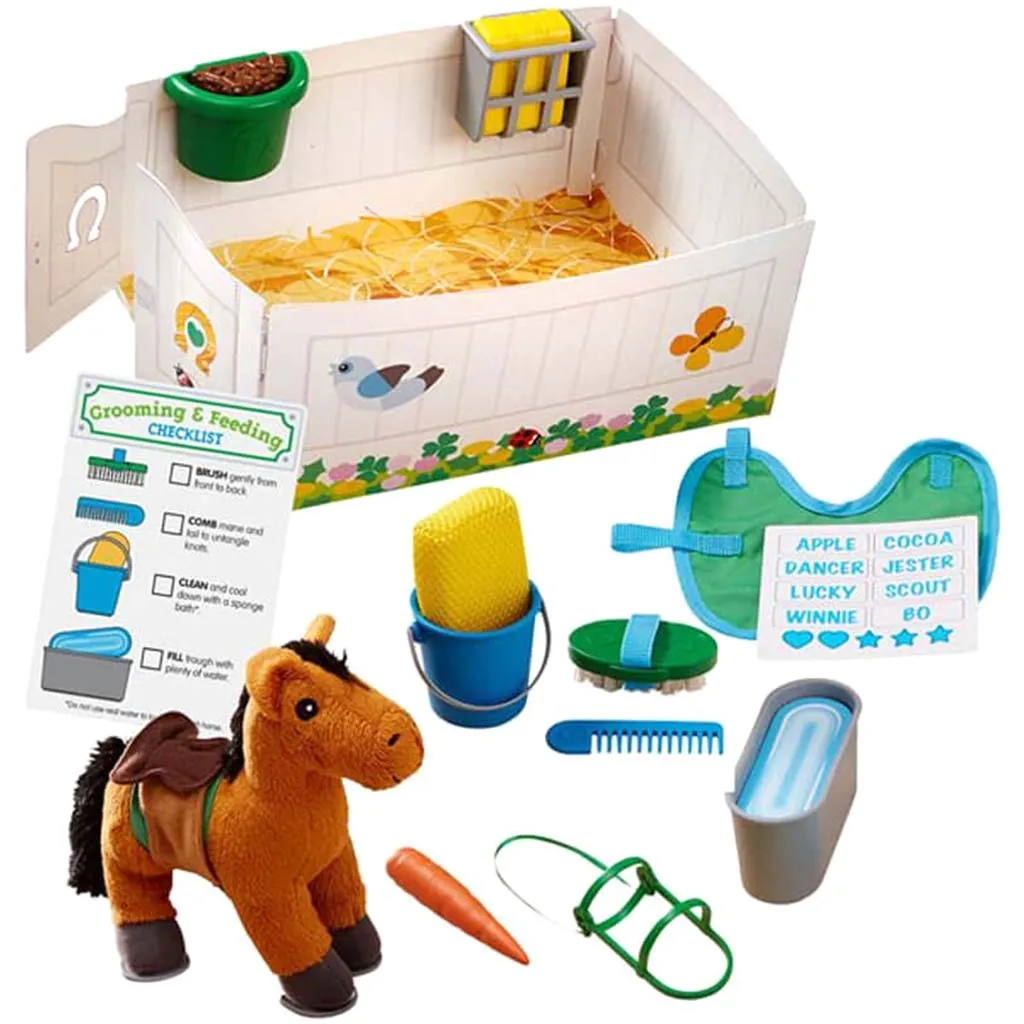 Feed & Groom Horse Care Play Set