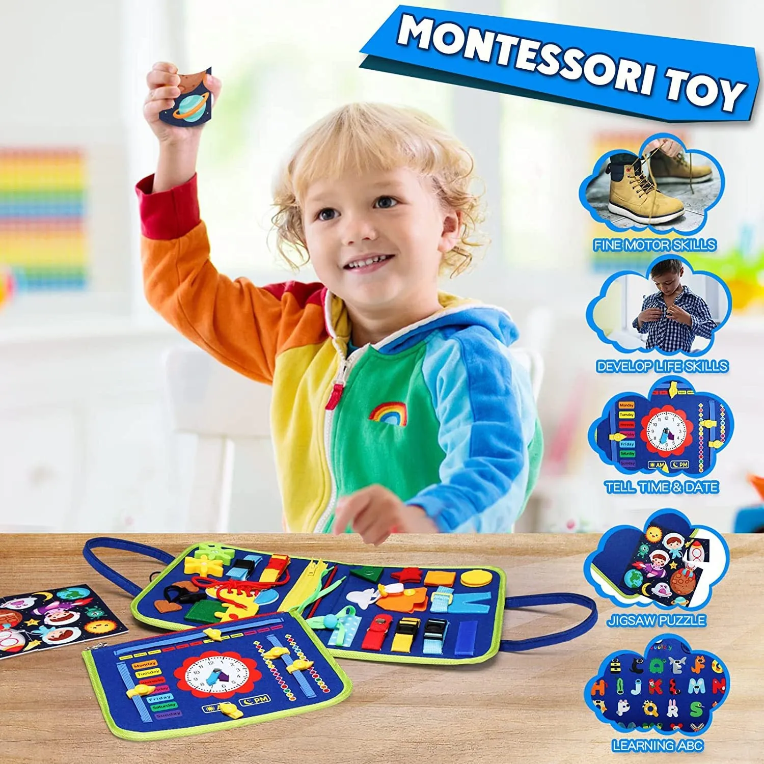 Felt Learning Board Educational Toys