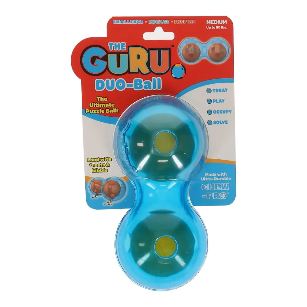 GURU Duo Ball Dog Enrichment Toy Medium