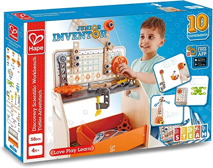 hape toys discovery scientific workbench