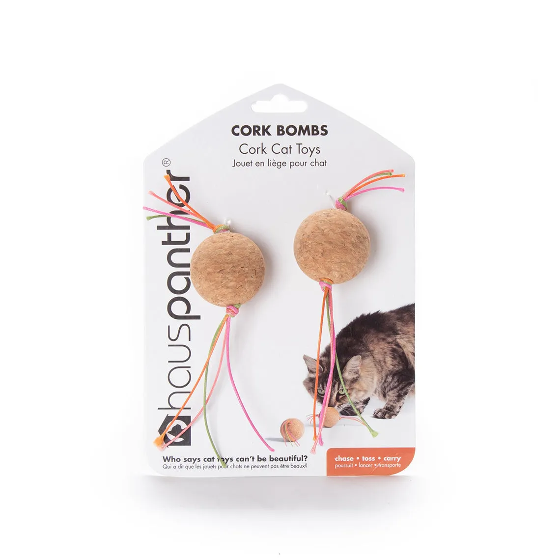 Hauspanther Cork Bombs Cat Toys