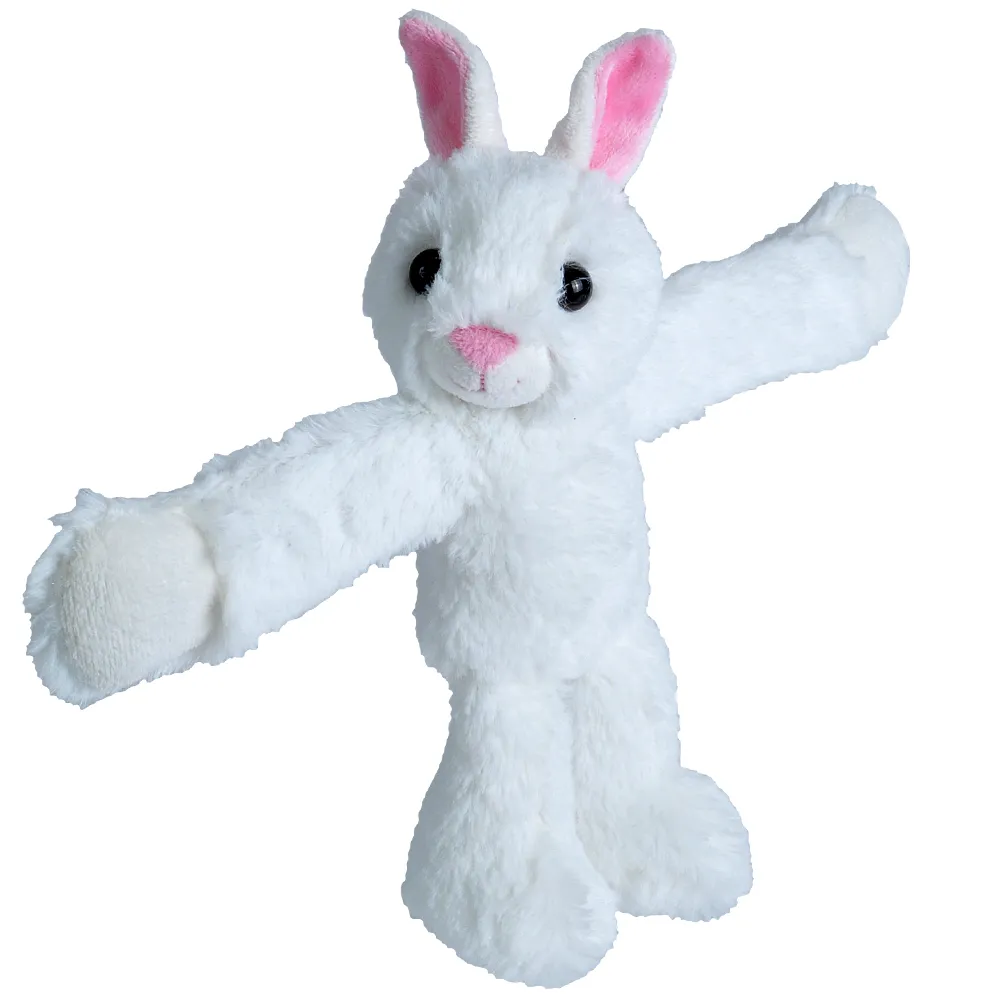 Huggers White Bunny Stuffed Animal - 8"