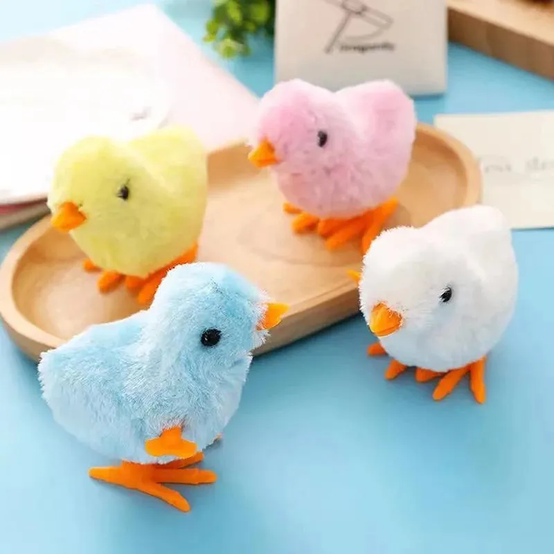 Interactive Jumping Chicken  Fun Pet Toy Random Color