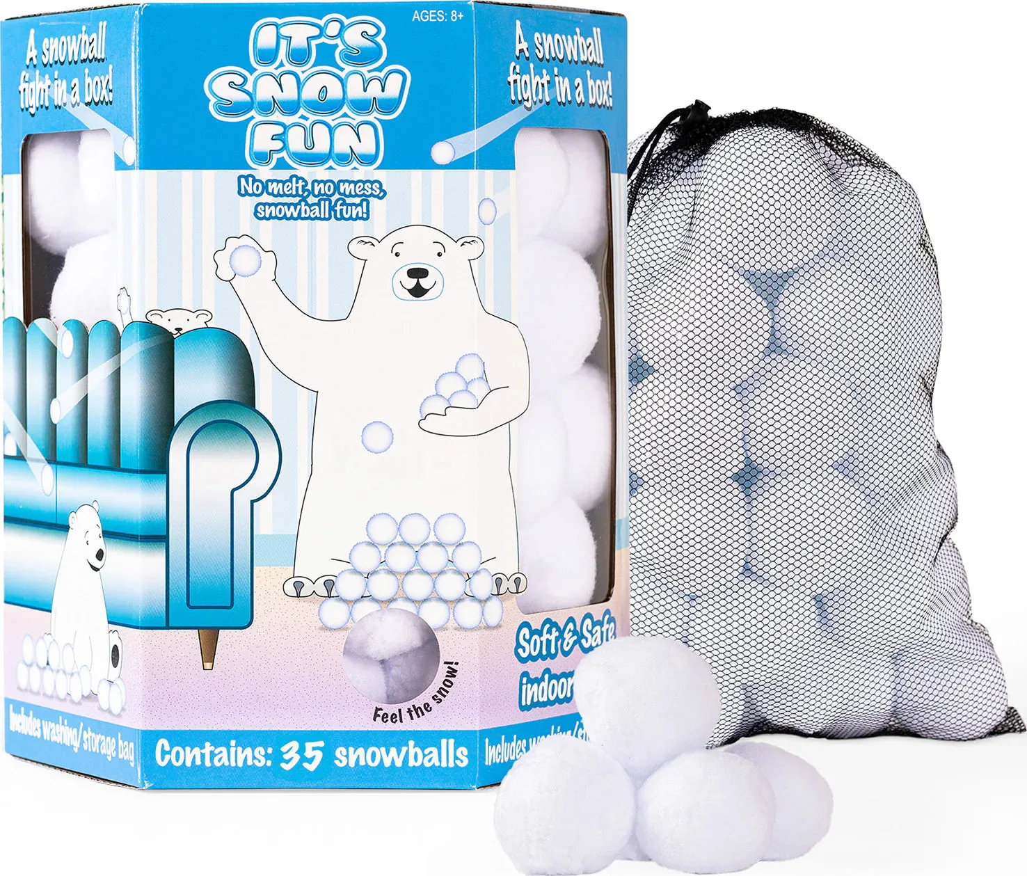 It's Snow Fun Indoor Snowballs 35-Pack