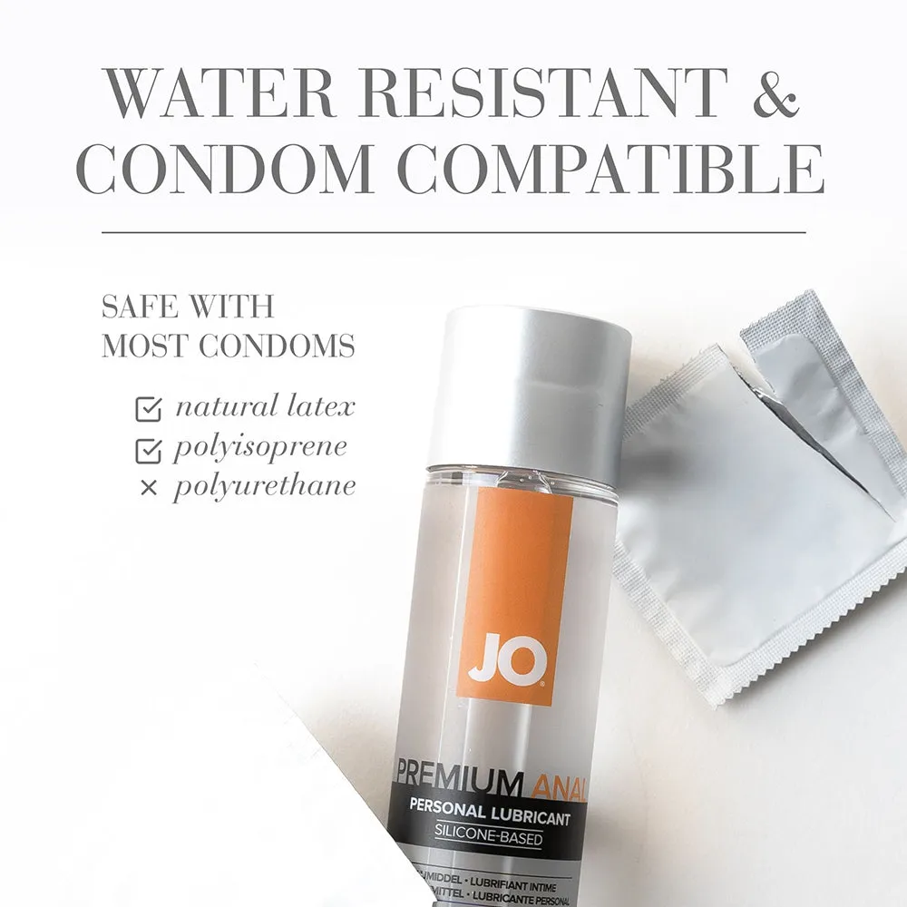 JO Premium Anal Original Silicone-Based Lubricant 8 oz.