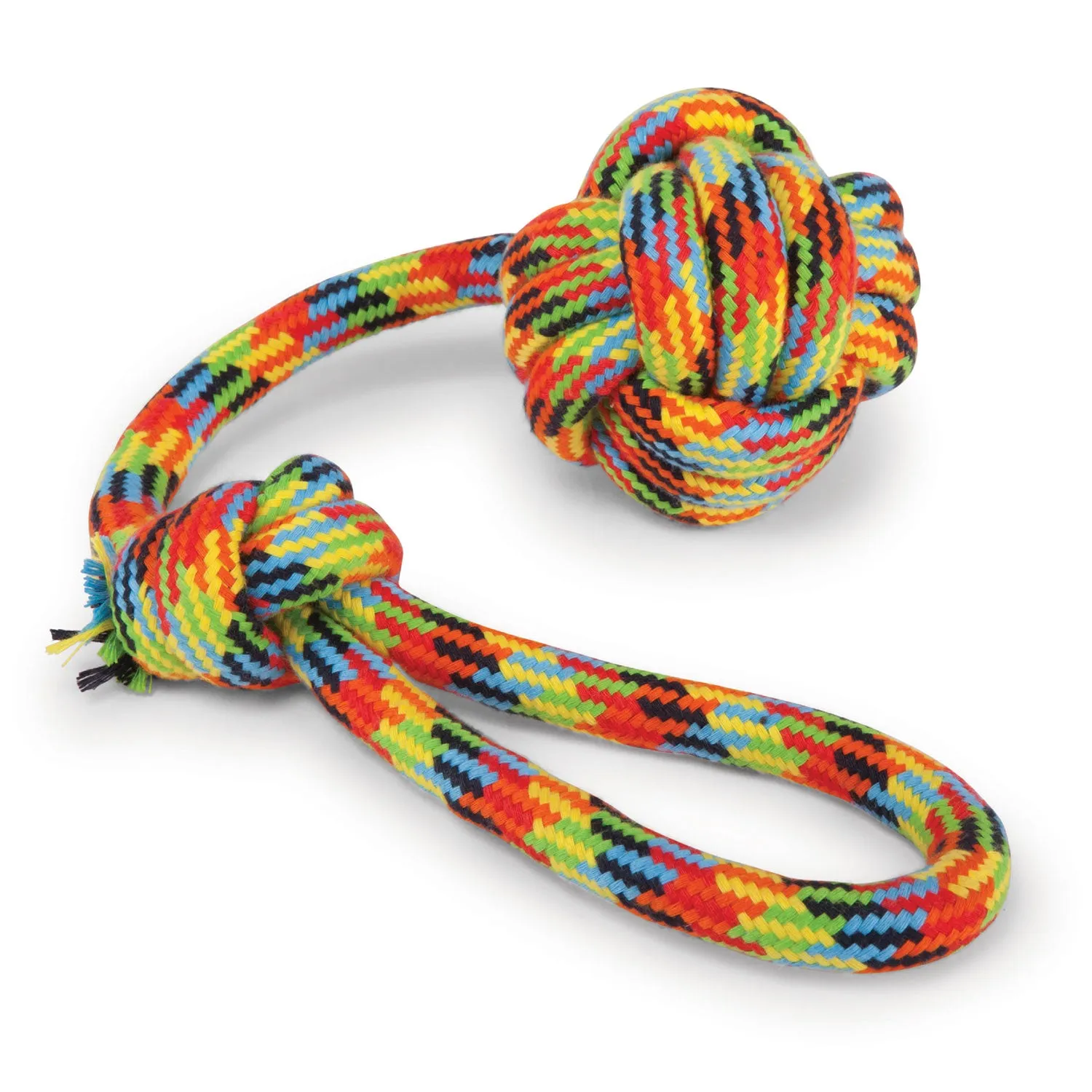 Kazoo Braided Rope Sling Knot Ball Dog Toy