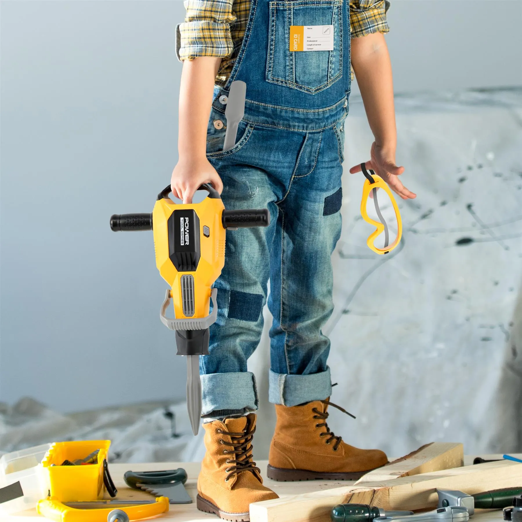 Kids Pretend Jackhammer Toy