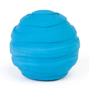 Latex Ball Squeaker Blue