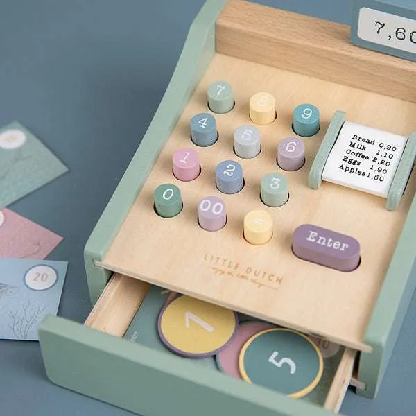 Ld wooden toy cash register -fsc