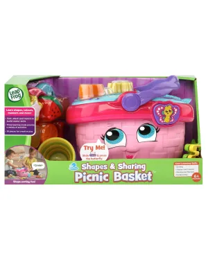 Leap Frog Shapes and Sharing Picnic Basket Pink