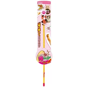 Marukan Calico Cat Moving Claw Teaser Wand Cat Toy