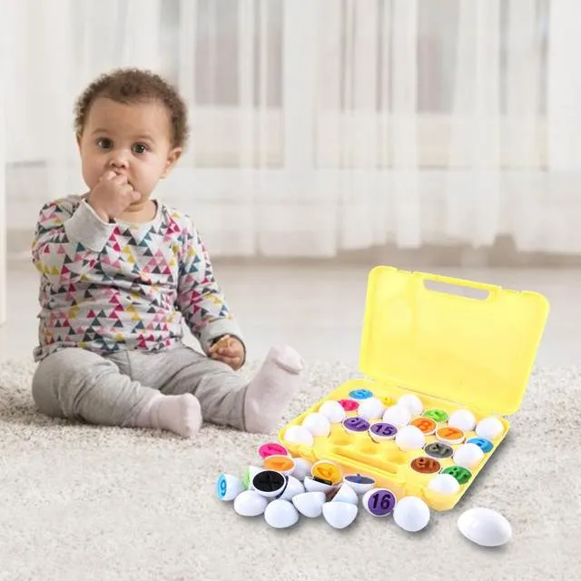 Matching Eggs Color Recognition and Count 26 Pieces - F27