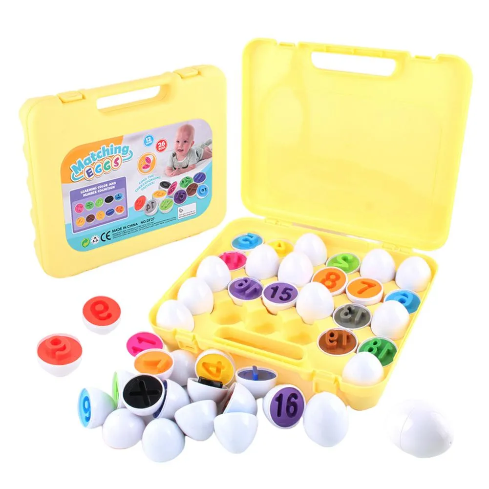 Matching Eggs Color Recognition and Count 26 Pieces - F27