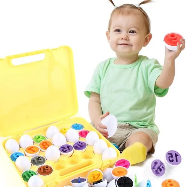 Matching Eggs Color Recognition and Count 26 Pieces - F27