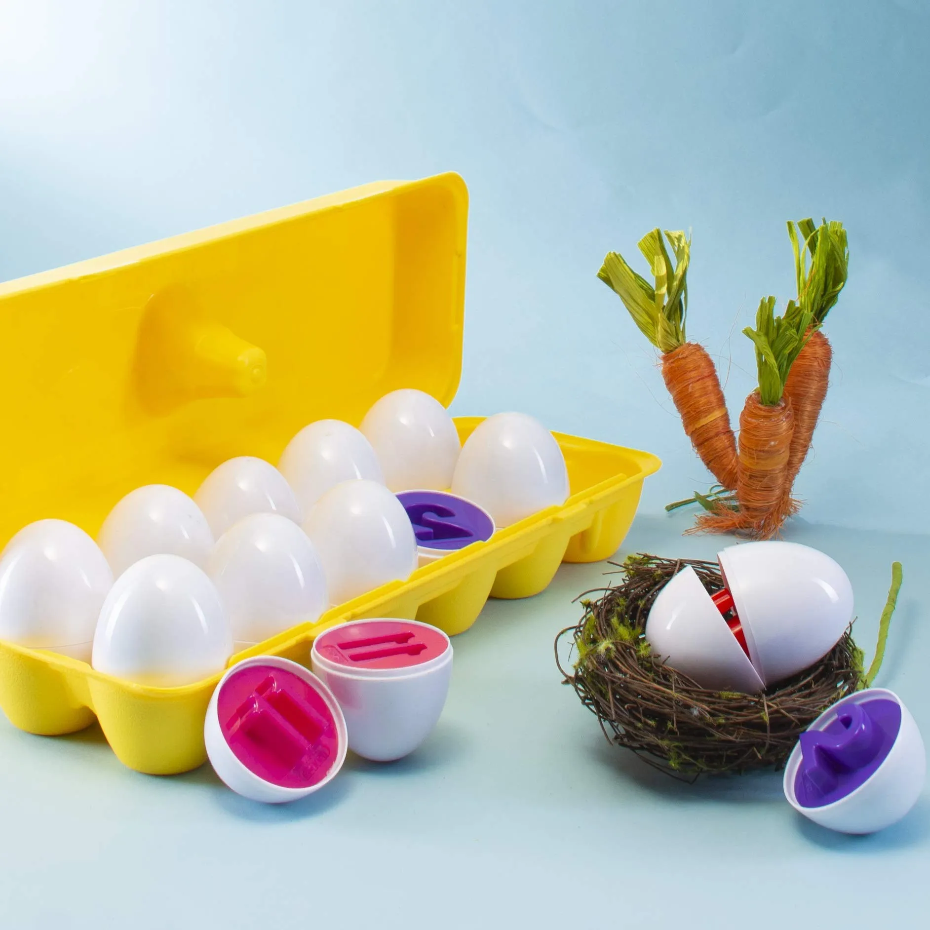 Matching Eggs Color Recognition and Count 26 Pieces - F27