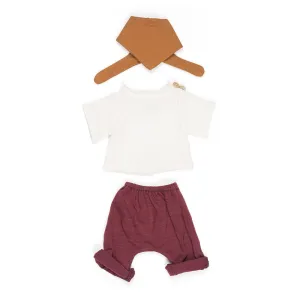 Miniland Clothing Sand Pants and Top with Scarf (32 cm Doll)