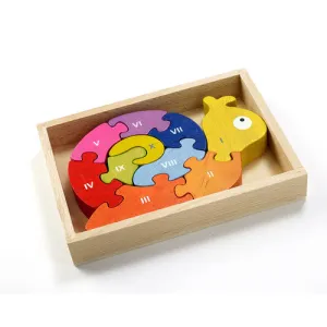 Number Snail Learning Puzzle