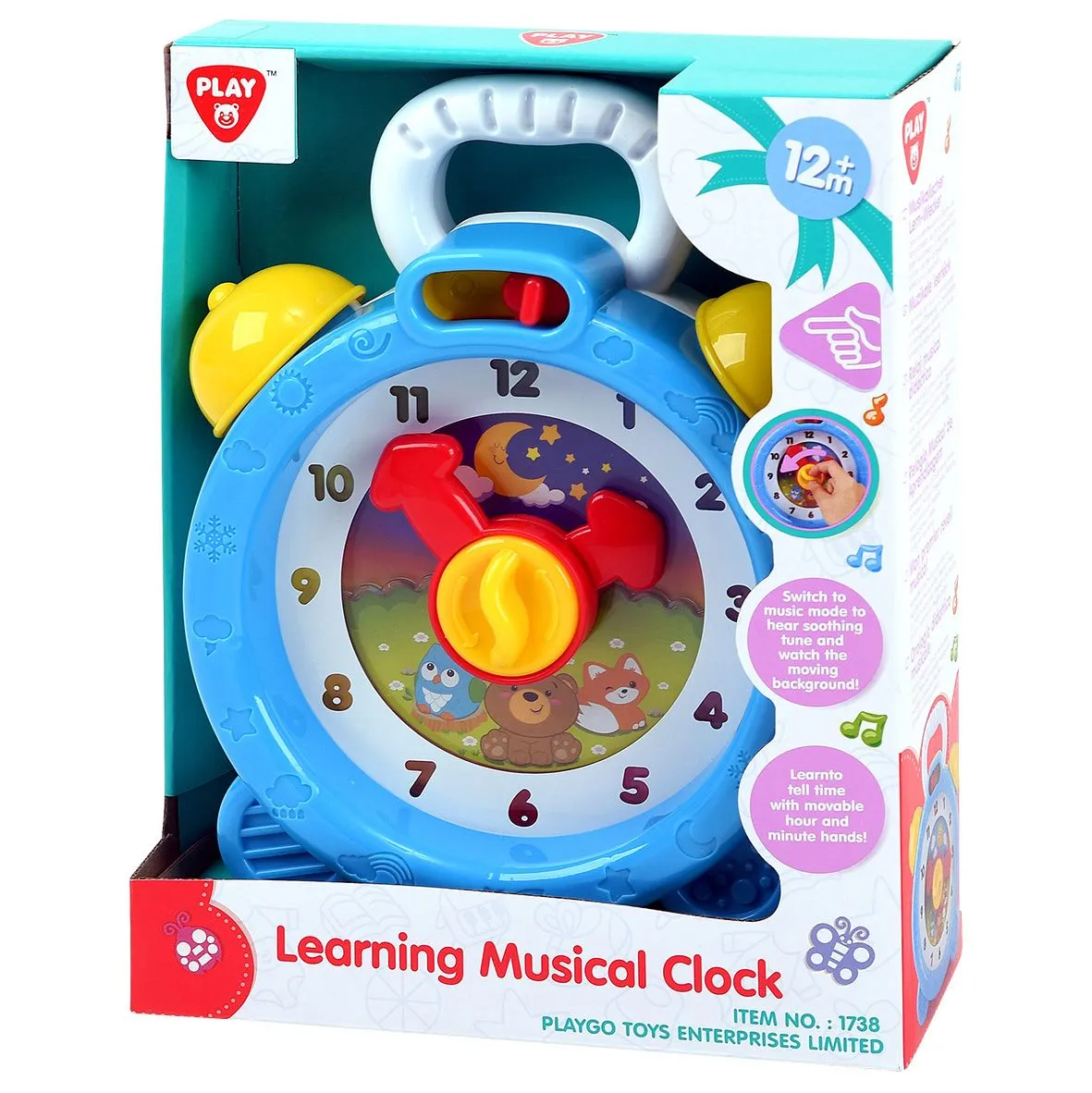 Playgo Toys Ent. Ltd. Learning Musical Clock