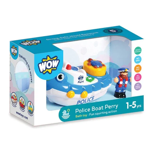 Police Boat Perry - Toy Boat / Bath Toy