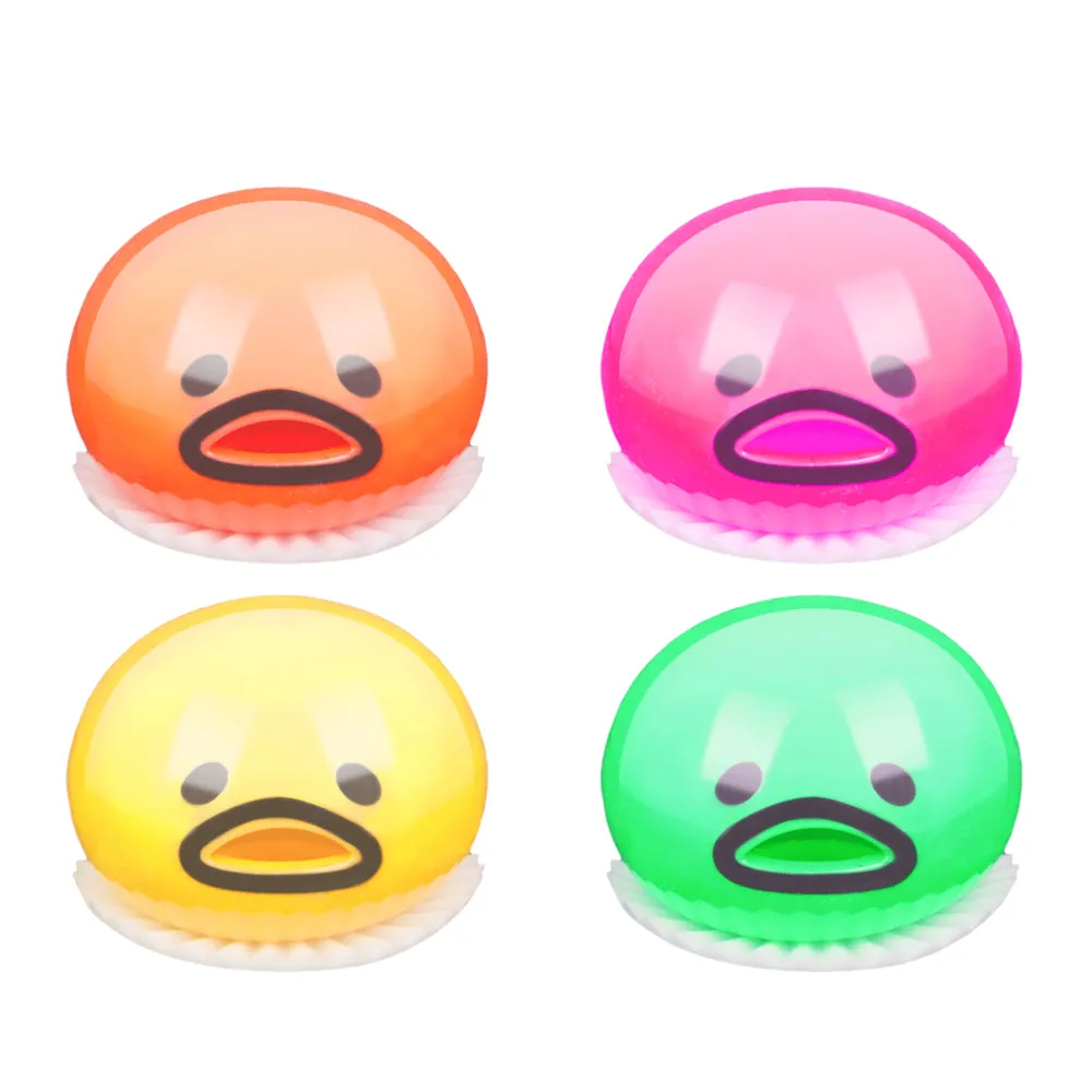 PROLOSO 12 Pack Vomiting Eggs Sucking Yolk Squeeze Stress Relief Fidget Gag Toys