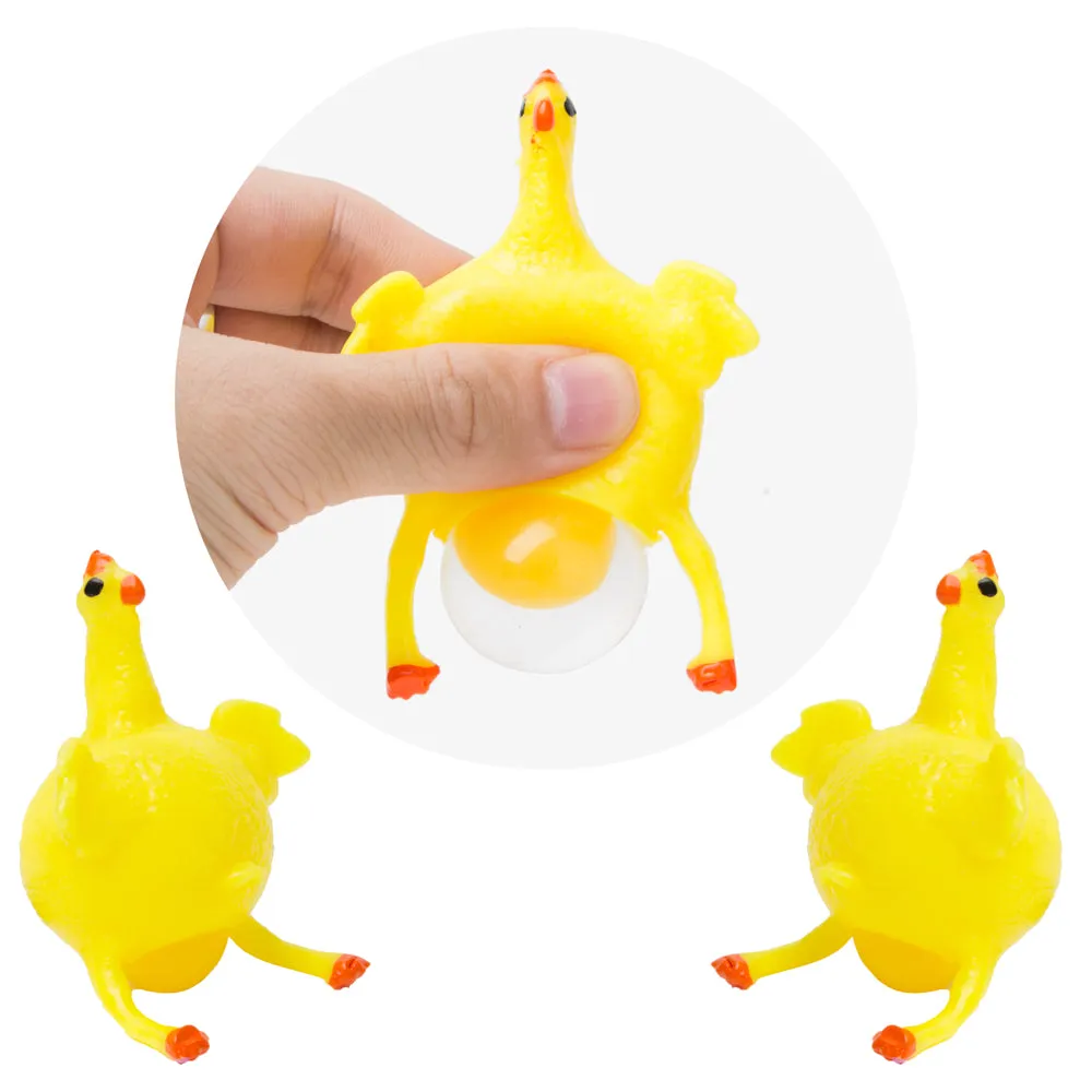 PROLOSO Squishy Fidget Toys Chicken Egg Gift Pressure Relief 24 Pcs