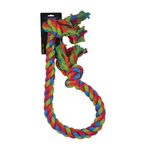 Scream Jumbo 2-Knot Rope 120cm Dog Toy