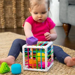 Shape Sorting Block Games Baby Montessori Learning Educational Toys For Baby Grasping Sorting Ability 0-12 Months