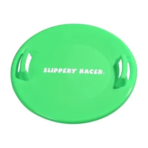 Slippery Racer Downhill Pro Saucer Disc Sled - Green