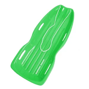 Slippery Racer Downhill Xtreme Toboggan Sled - Green