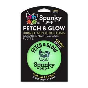 Large Spunky Pup Fetch & Glow Ball - Enhanced Title