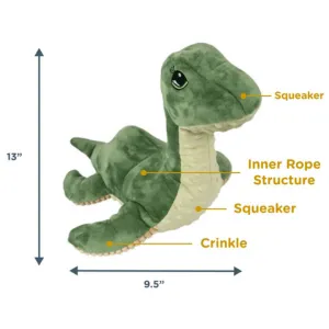 Tall Tails 13" Nessie Rope Inner Structure Crinkle Dog Toy