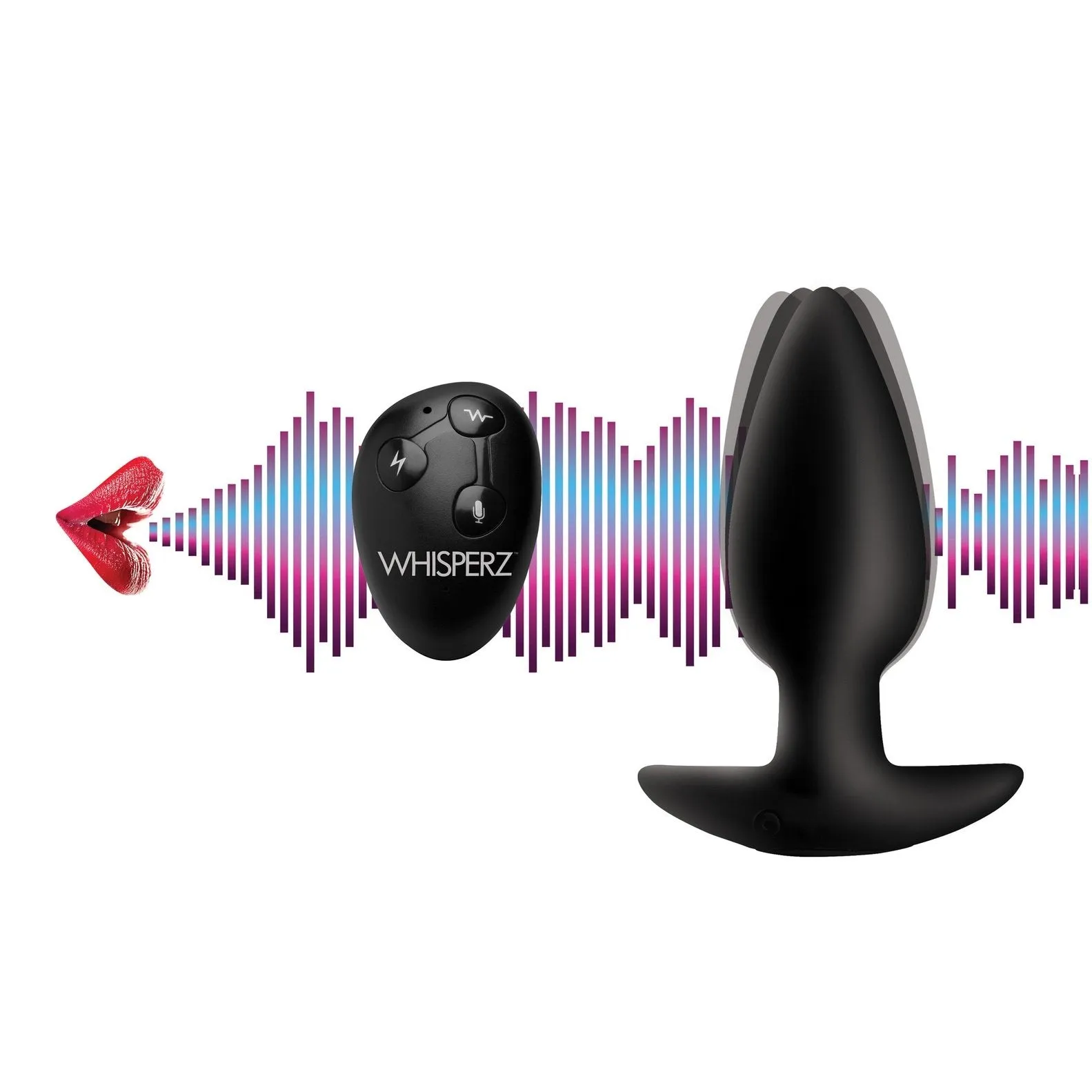 Voice Activated 10x Vibrating Butt Plug With Remote Control