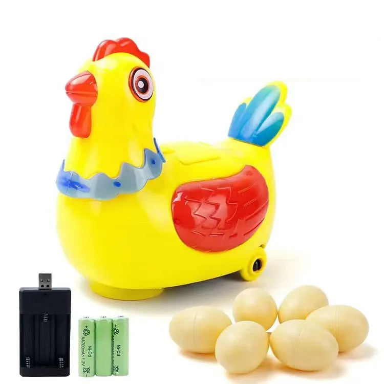 Walk Lay Eggs Sing Hen Rooster Electric Toys, TO0077